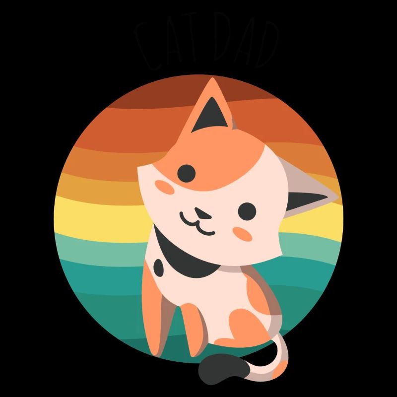Katzen Liebe Witzig Samtpfote: Geschenk Cat Dad