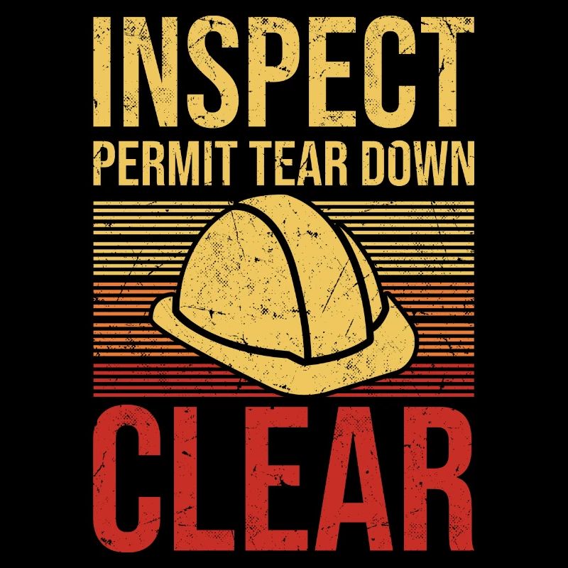 Inspecter le permis démolir l’épave de construction transparente