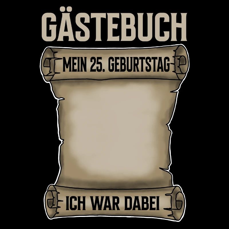 25. Geburtstag Gästebuch