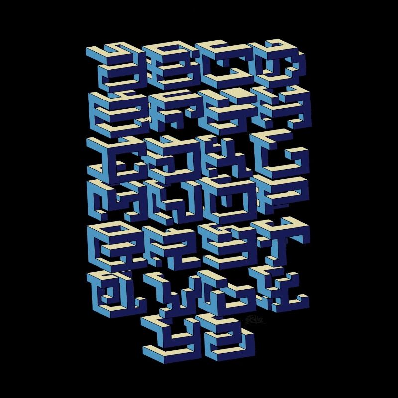 GRAFFITI ALPHABET 3D TREND