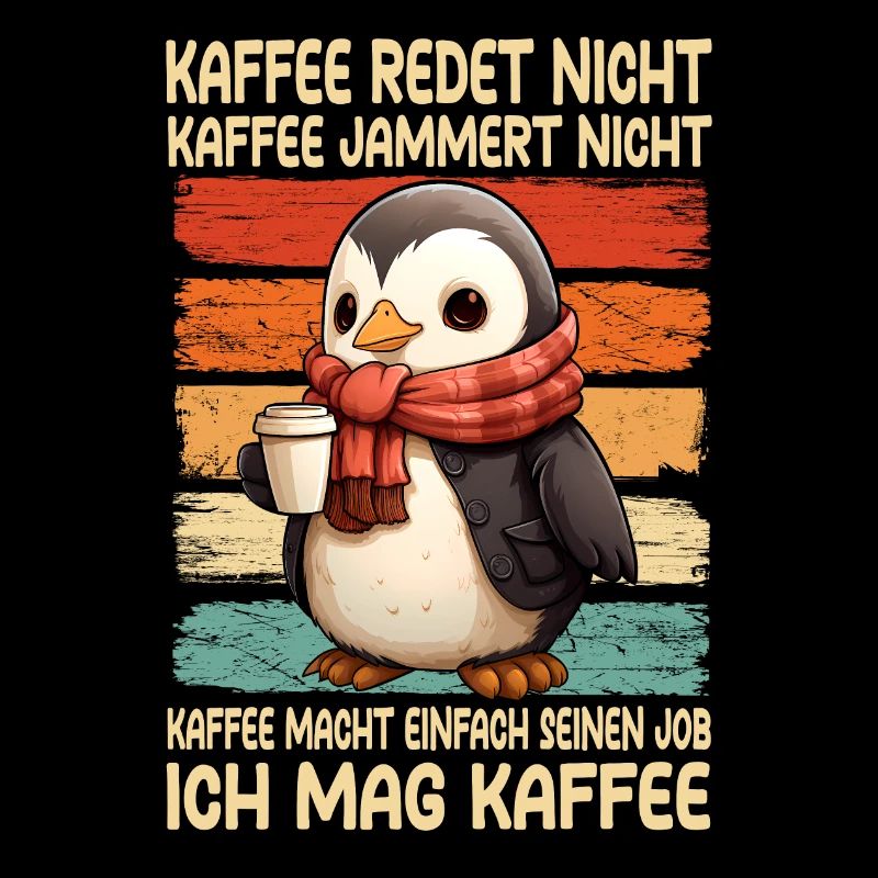 Kaffee Rede Nicht Kaffee Jammert Nicht Pinguin