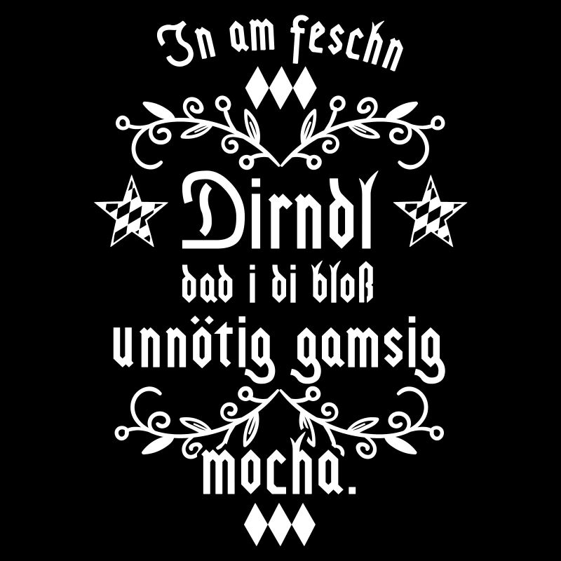 In am Dirndl dad i di gamsig mocha - Farbwechsel