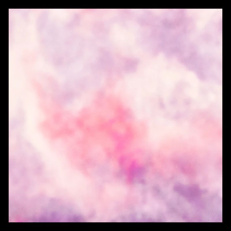 Rosa Wolken Aquarell Himmel