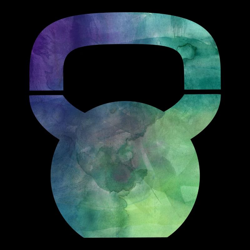 Kettlebell - Watercolor