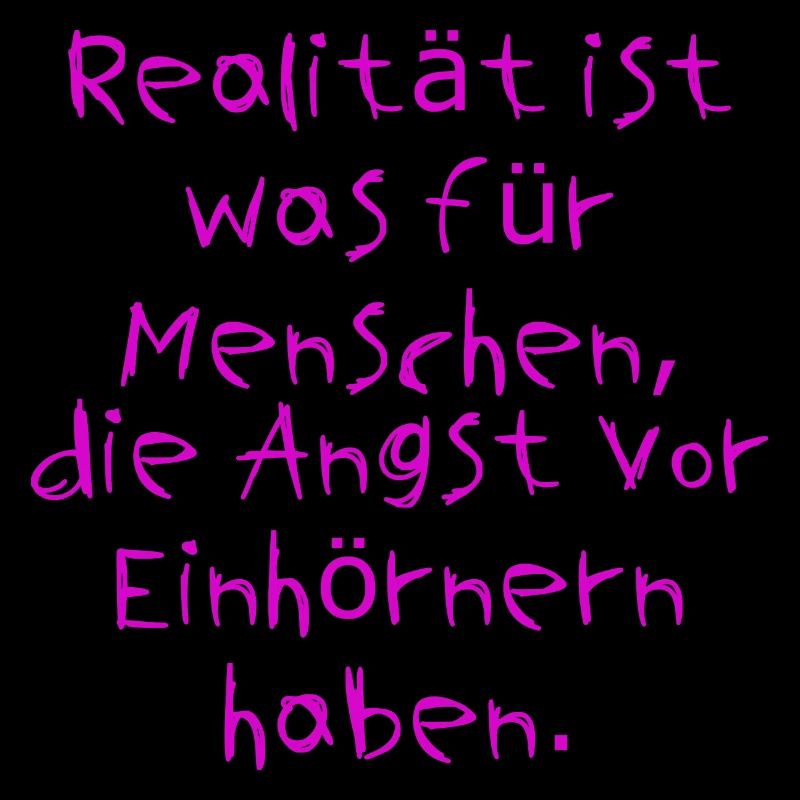 Angst vor Einhörnern.