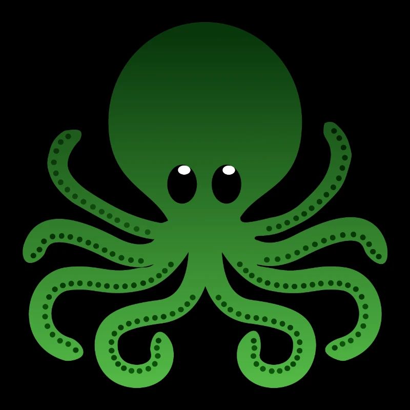 Green Ombre Octopus
