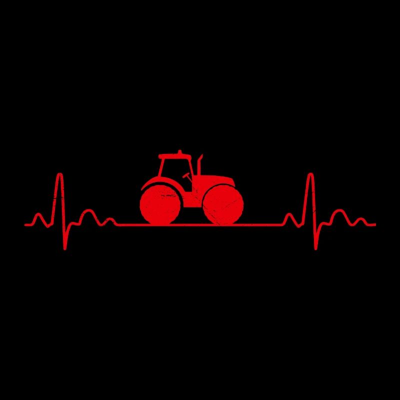 Heartbeat Tractor Farming Farmer Geschenkidee