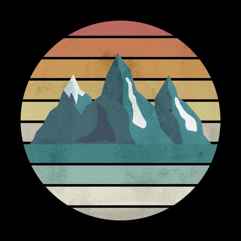 Berge Sehnsucht Vintage