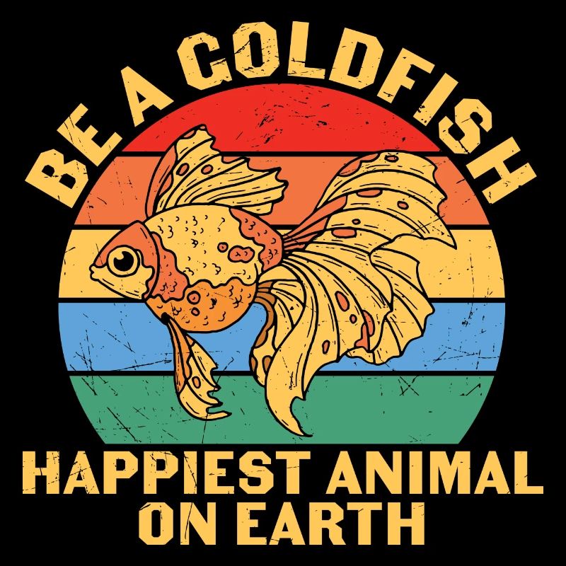 Soyez un poisson rouge l’animal le plus heureux