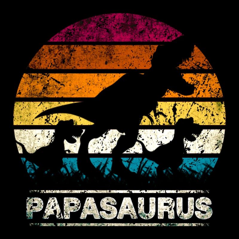 Papasaurus retro Vintage Vatertag
