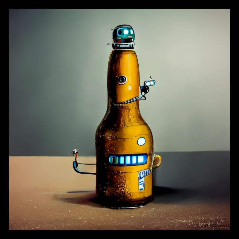 Roboter Bier
