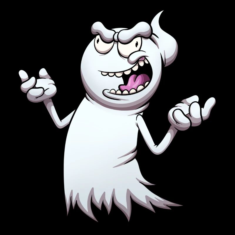 Fantôme maléfique qui rit