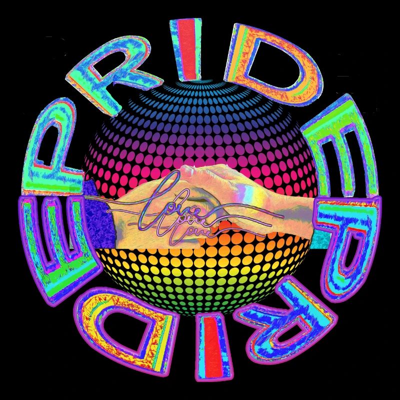 RAINBOW PRIDE - loving hands reaching out