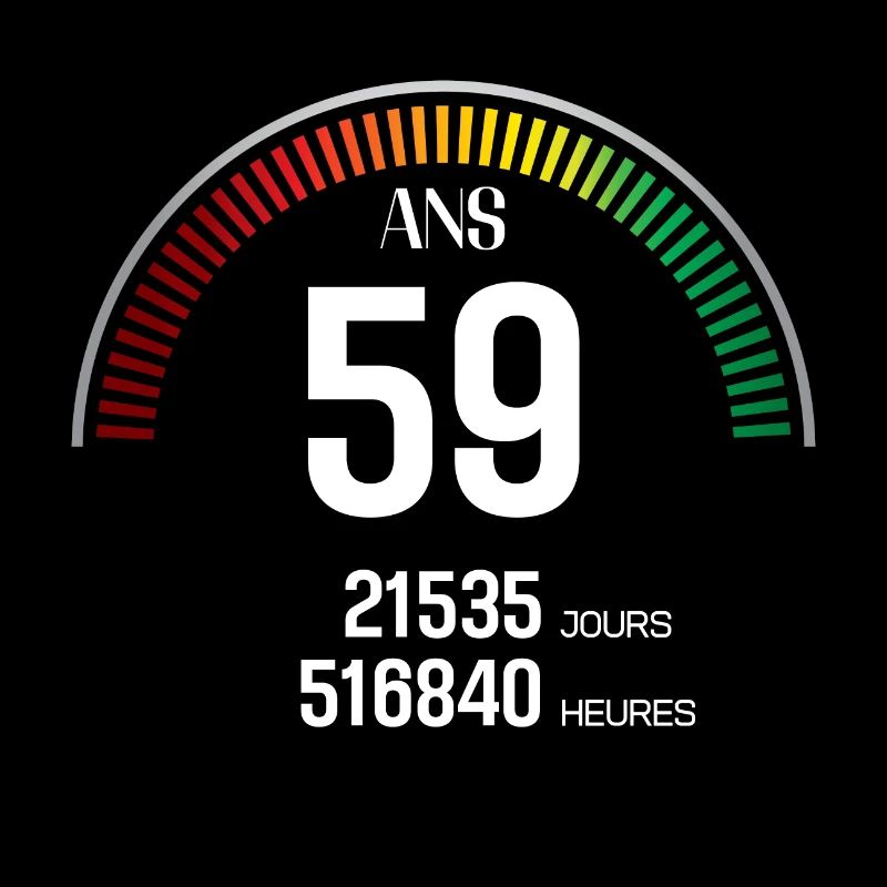 Anniversaire 59 ans Compteur