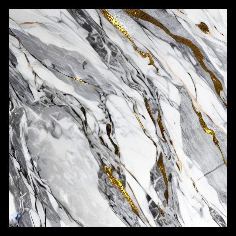 Marble Natural Stone White Gold Texture
