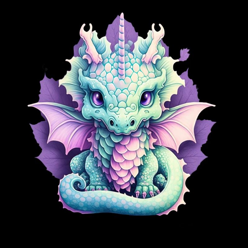 Kawaii Pastel Goth Drache