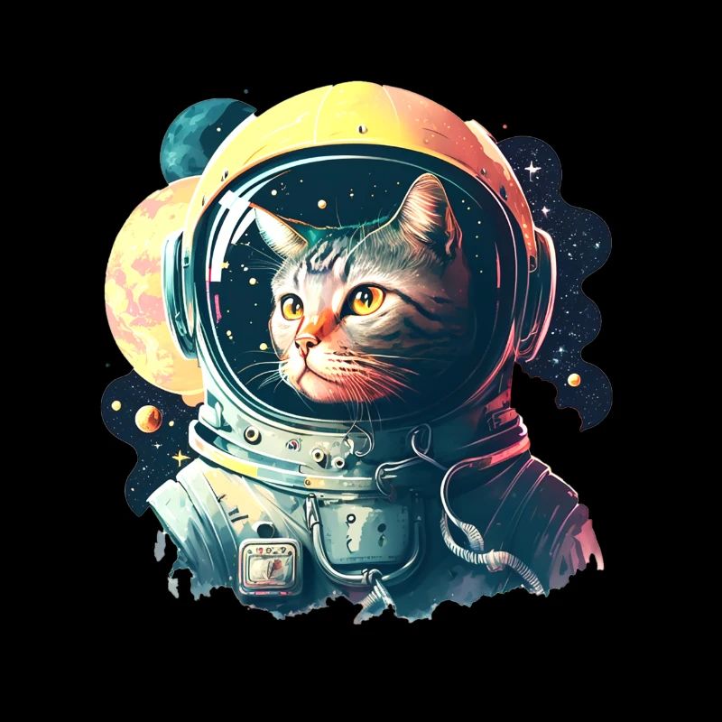 Chat dans l’espace