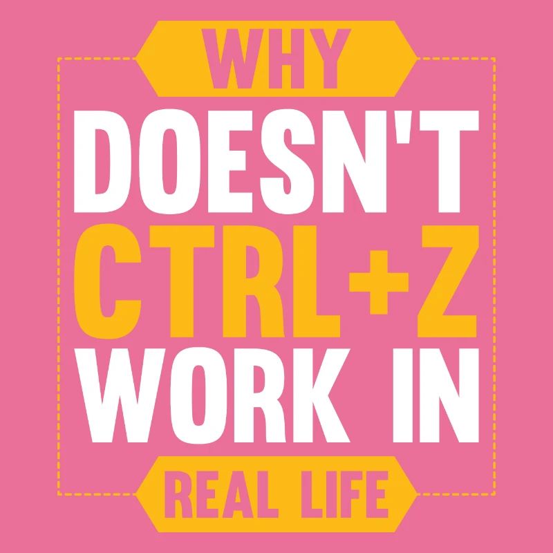 cadeau programmeur pc CTRL Z computer