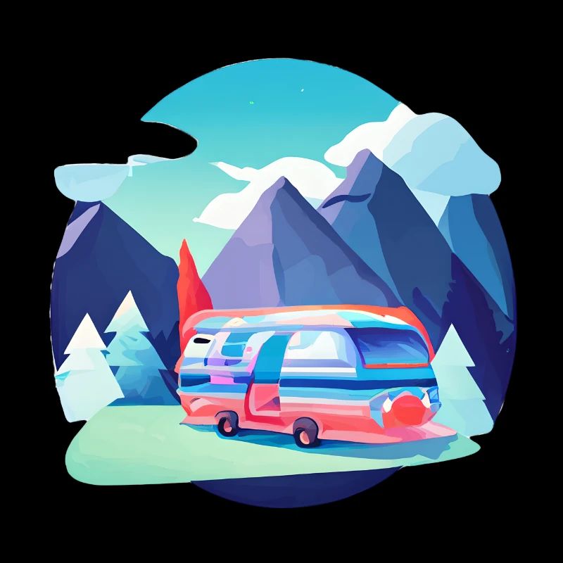 Wohnwagen Camp Camping Geschenk Zelten Wohnmobil