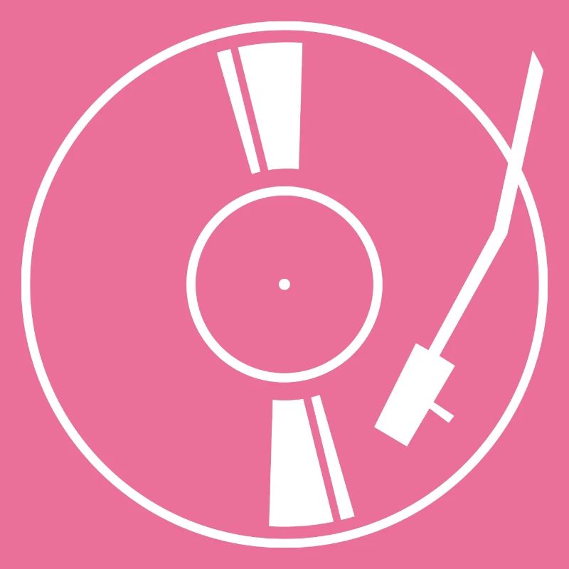 Disque vinyle blanc