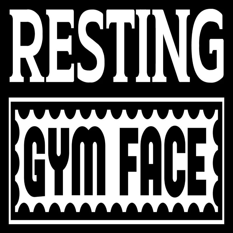Visage de gymnase au repos