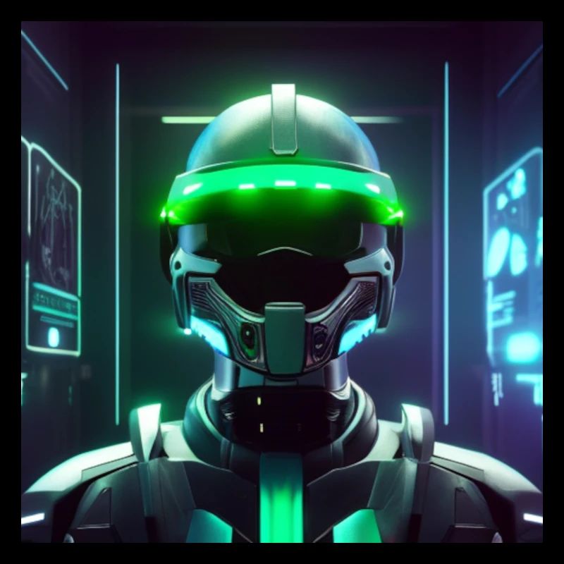 Cyberpunk Space Soldier