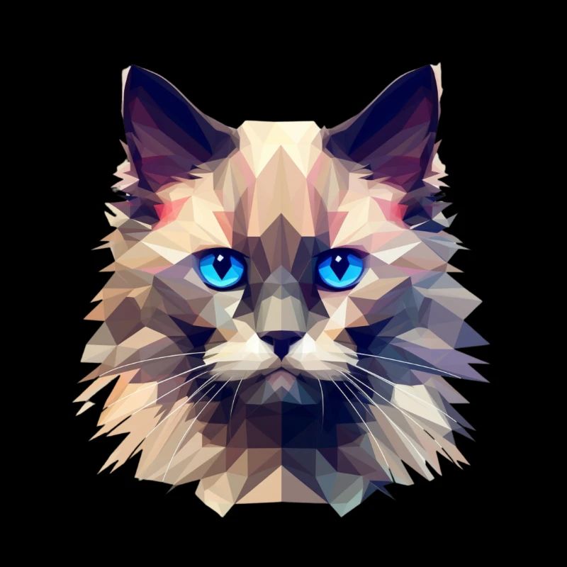 Chat gracieux dans le style vectoriel