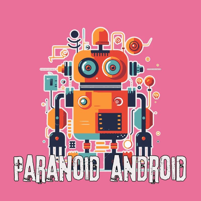 Paranoider Android T-Shirt - Einzigartiges Design