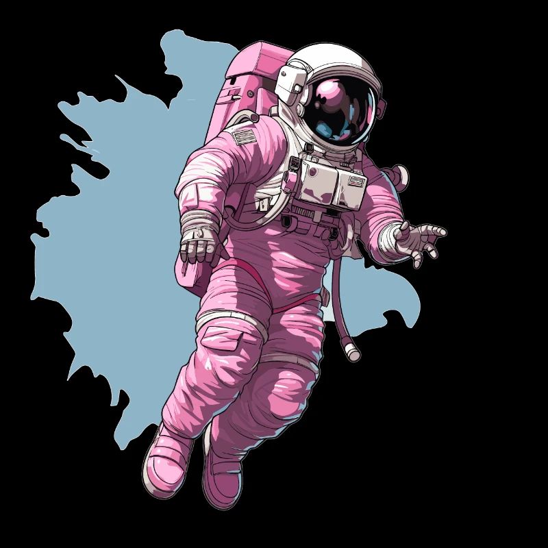 ein Astronaut schwebt in der Luft Motiv