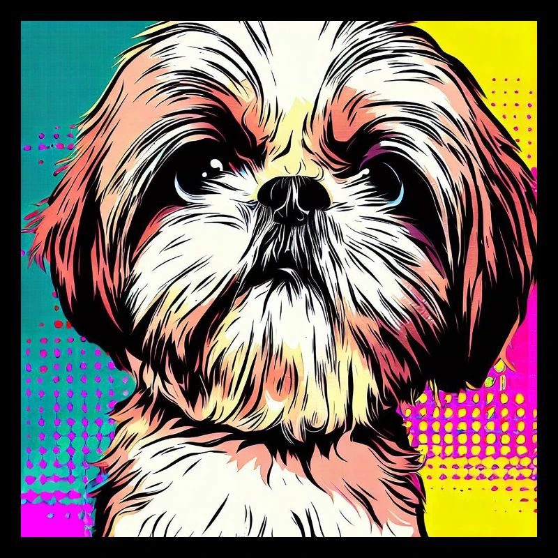 Shih Tzu Pop Art