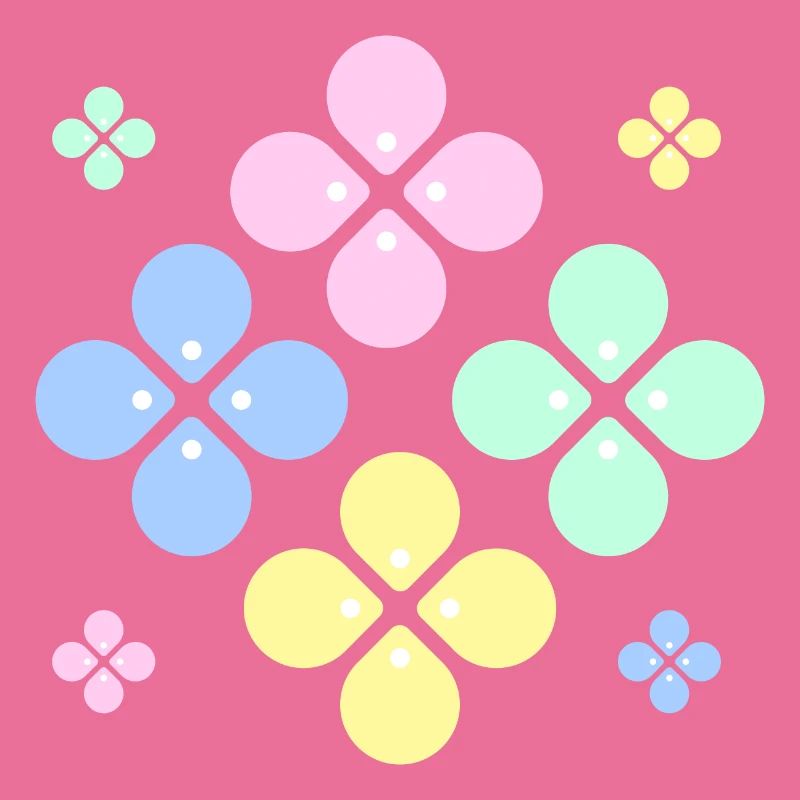 Pastel flower