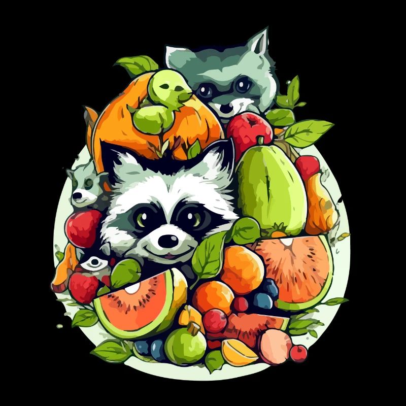 Animaux mignons dans les fruits n°2
