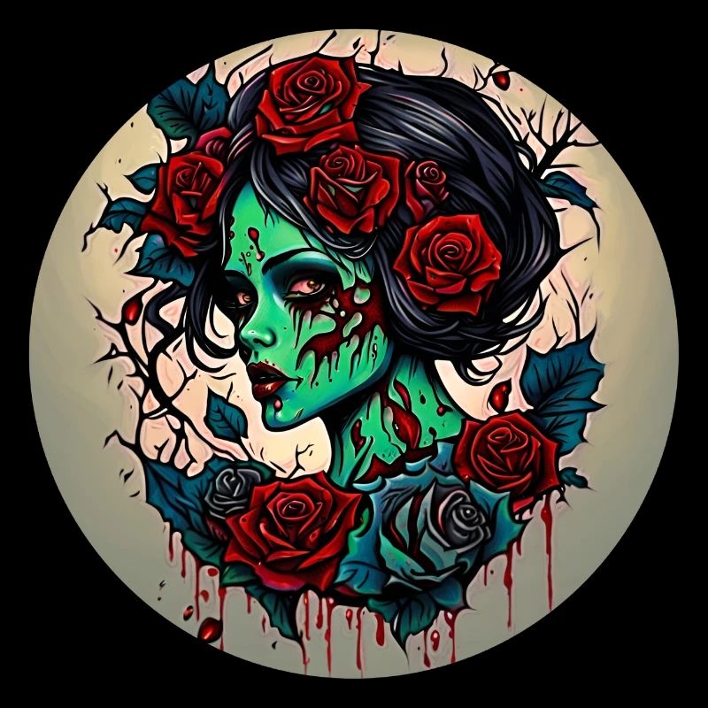 Fille zombie