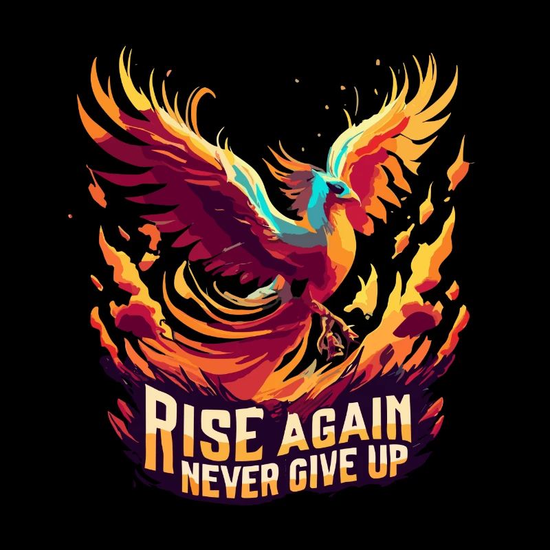 Never give up: Phönix aus der Asche