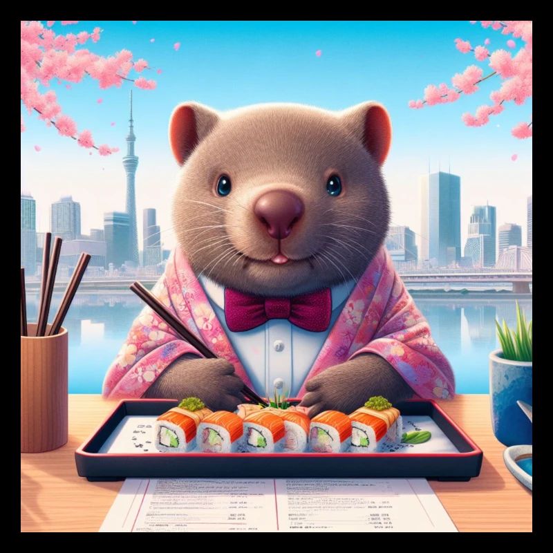 Wombat in Tokio