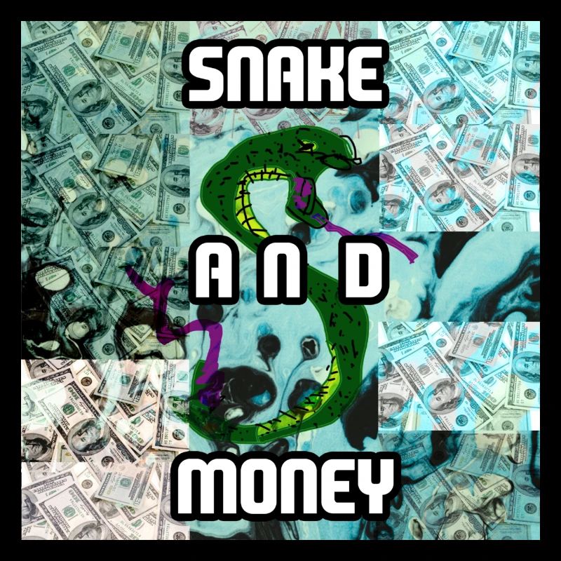 Schlange und Geld