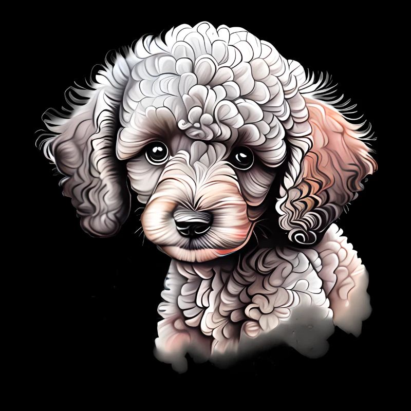 Caniche Chien Propriétaire Caniche Chiot Chien Chiot Chien Amour