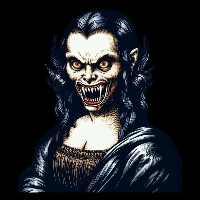 Mona Lisa goes Vamp
