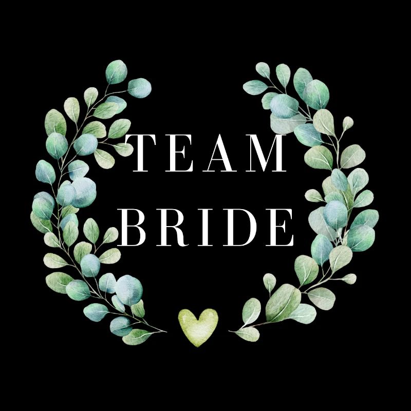 Team bride floral -tshirt assorti