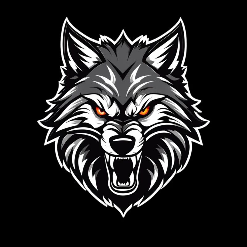 Wolf Gym Logo , Wolf Motiv , Wolf Design