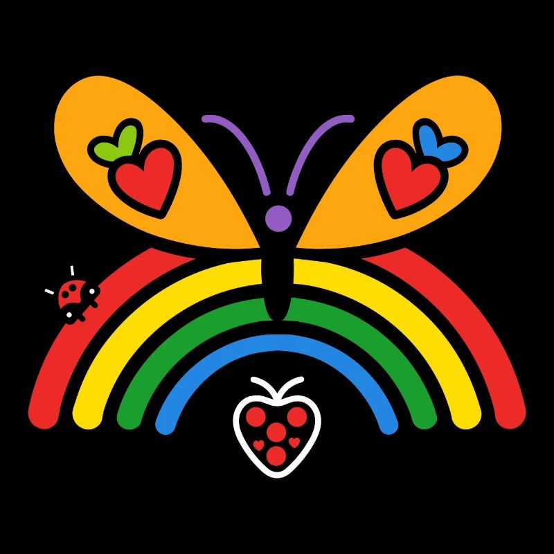 Rainbow Butterfly LGBTQIA+