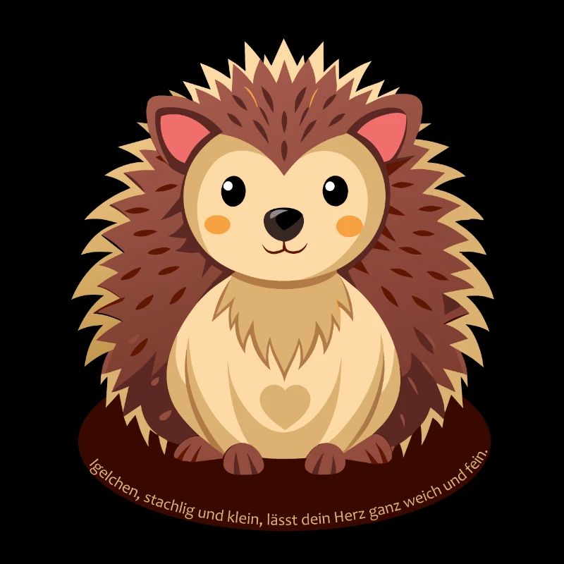 Niedlicher Igel - Herzlich Stachelig