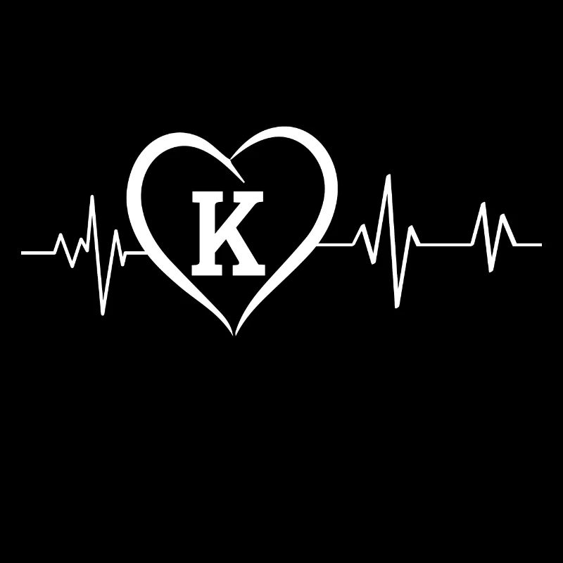 Heartbeat Letter K