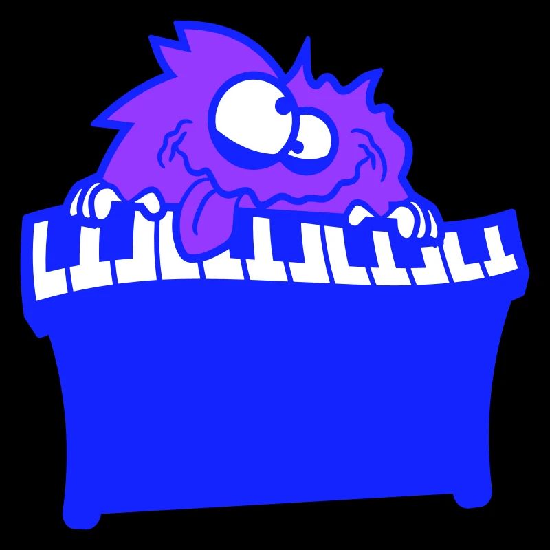 Hairy Monster Alien Alien Clavier Fun