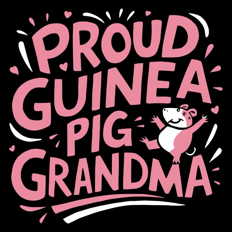 Fière grand-mère cochon d’Inde