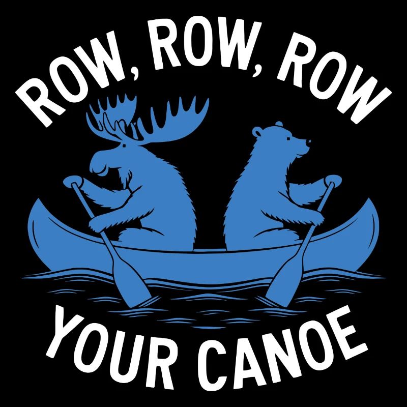 Rame, rame, rame ton canoë