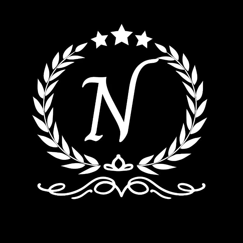 Letter n crown
