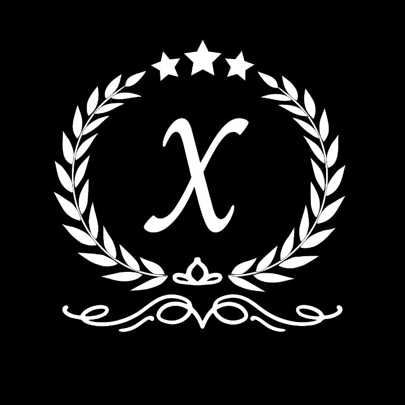 Lettre x couronne