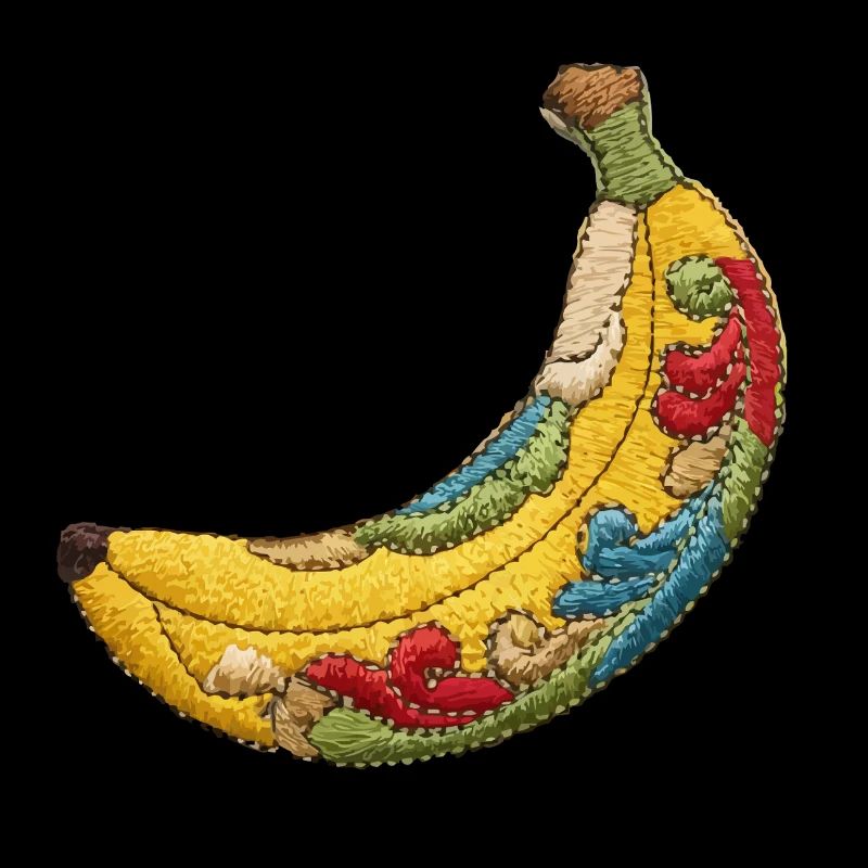 Embroidered Banana