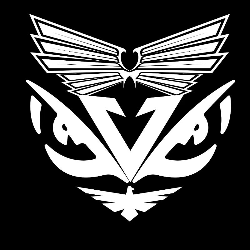 Abstract Aigles White
